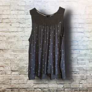 MAX JEANS by NORDSTROM  Navy Tank Anchor Print